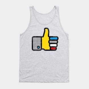 Mondrian Study In Likes #1 Tank Top